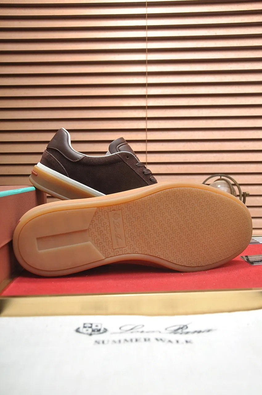 Men's men's shoes 💰540💶【𝐥𝐨𝐫𝐨 𝐏𝐢𝐚𝐧𝐚】lp classic loafers, an Italian treasure brand, the only brand that can match Hermès! Only after wearing it do we realize that we cannot let down our feet. The upper is imported cashmere, the lining of water-dyed cowhide ➕ the cowhide feet, the official original glass rubber outsole, and the pendant. Exclusive original packaging (tag ➕ brand paper ➕ outer box ➕ hand bag) code number: 38-45